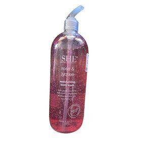 She Aromatherapy Rose & Lychee Moisturising Body Wash 500ml